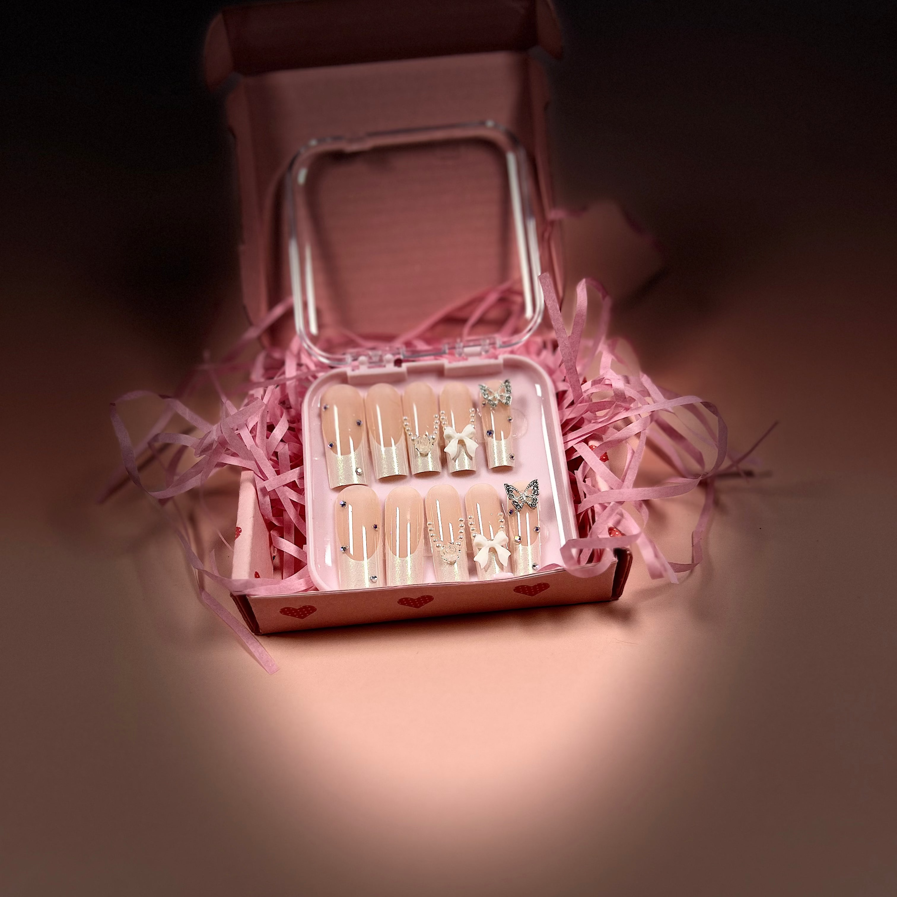 White French with charms